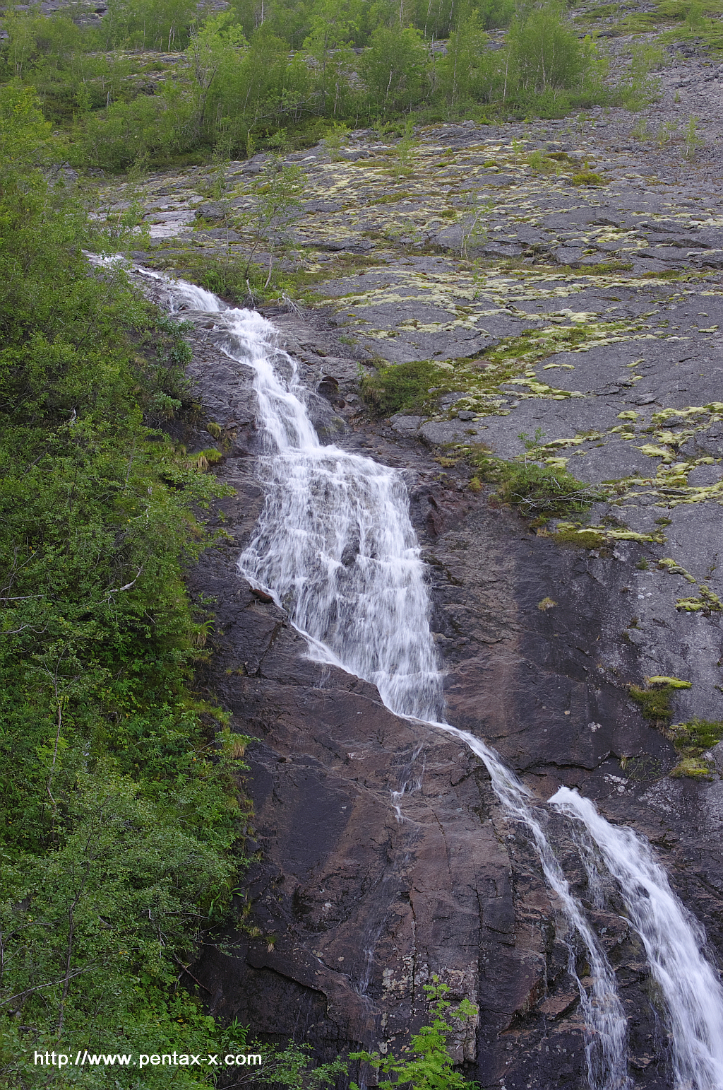 22 августа — водопад вайкис. Puteshestviya S Pentaksom Hibiny